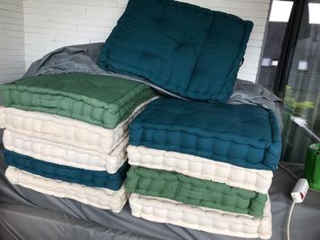 10 pallet-zitkussens, Enlèvement, Comme neuf