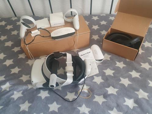 Meta Oculus Quest 2 256gb met BoboVR M3 Pro, Games en Spelcomputers, Virtual Reality, Zo goed als nieuw, Ophalen