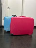 Set van 2 Delsey-koffers, Handtassen en Accessoires, Koffers, Wieltjes, Gebruikt, Hard kunststof, 45 tot 55 cm