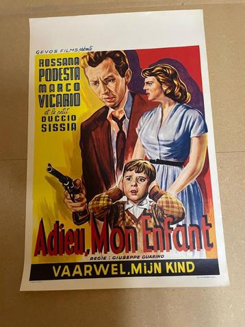 Filmaffiche Adieu mon enfant beschikbaar voor biedingen