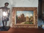 Jan BEEKHOUT - Gezicht op een Nederlands dorp *** 56 x 46, Ophalen