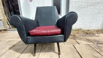 Oude vintage retro fauteuil ~~~50s