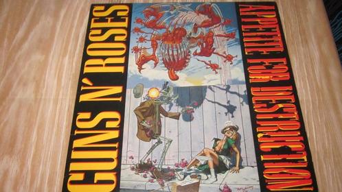 Guns 'n Roses - Appetite for Destruction (1ste pressing), Cd's en Dvd's, Vinyl | Hardrock en Metal, Zo goed als nieuw, Ophalen of Verzenden