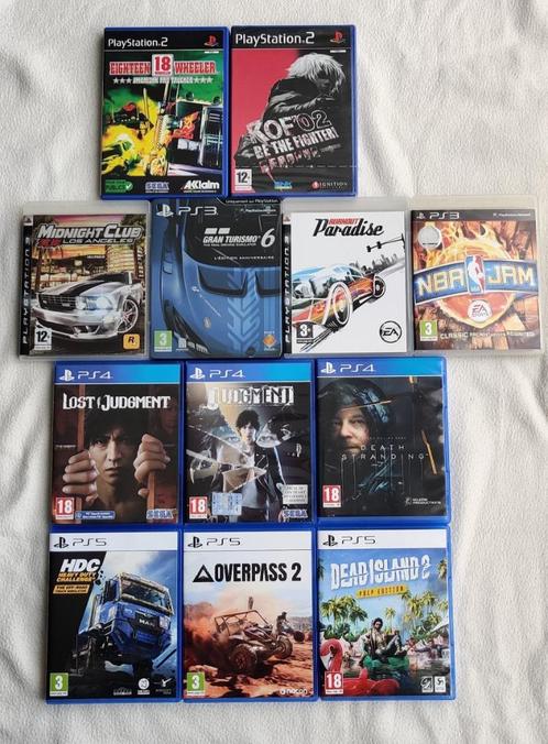Jeux PS2 PS3 PS4 PS5, Games en Spelcomputers, Games | Sony PlayStation 5, Zo goed als nieuw, Ophalen of Verzenden