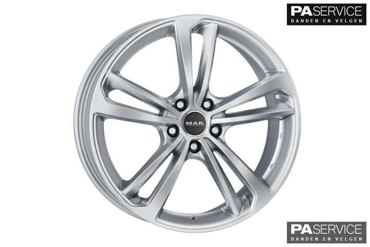Nwe 21 inch Zilveren MAK Nurburg velgen voor Audi A5 A6 A7, Auto-onderdelen, Banden en Velgen, Velg(en), 21 inch, Ophalen of Verzenden