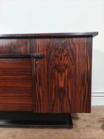 Art deco Sideboard zebrawood Pander & zonen(Den Haag), Huis en Inrichting, Ophalen, Gebruikt