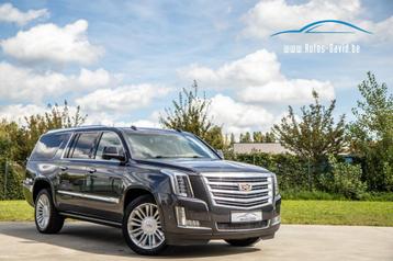 Cadillac Escalade ESV 6.2i V8 4X4/GPL/FRET LÉGER, Autos, Cuir, Argent ou Gris, Escalade, Détection des panneaux routiers