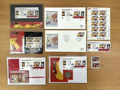 Suske en Wiske Postzegels + Telebrief + ECU brief (1997), Verzamelen, Stripfiguren, Zo goed als nieuw, Overige typen, Suske en Wiske