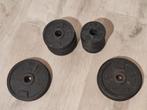 Domyos Halterschijven 28 MM, Sport en Fitness, Fitnessmaterialen, Ophalen, Zo goed als nieuw, Benen, Halterschijven