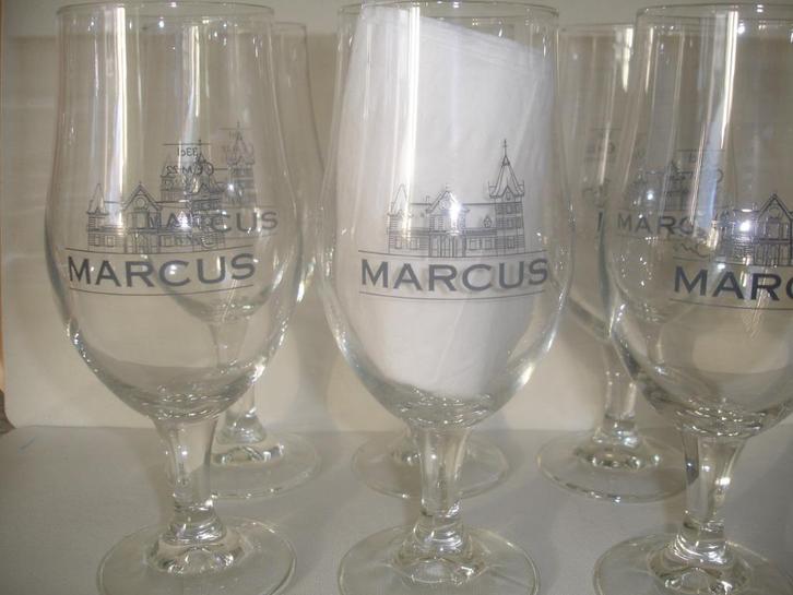 Bierglas Marcus, brij. De Plukker, Verzamelen, Biermerken, Nieuw, Glas of Glazen, Overige merken, Ophalen of Verzenden