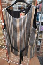 Topje nieuw streep beige zwart Atmos Fashion mt 44, Enlèvement ou Envoi, Autres couleurs, Atmos fashion, Taille 42/44 (L)