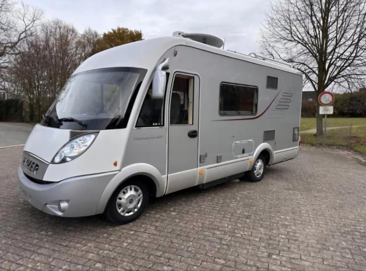 Hymer B544 SL, Caravans en Kamperen, Mobilhomes, Particulier, Integraal, Hymer, Diesel, Handgeschakeld, Rondzit, Boiler, Douche
