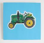 Retro schilderij traktor kinderkamer, Kinderen en Baby's, Ophalen of Verzenden, Gebruikt