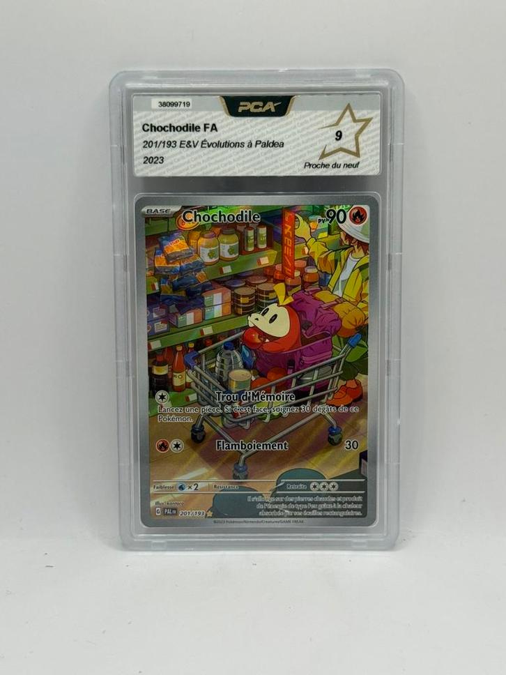 Pokémon TCG Chochodile AR 201/193 Illustration EV2 PCA 9, Hobby & Loisirs créatifs, Jeux de cartes à collectionner | Pokémon, Neuf