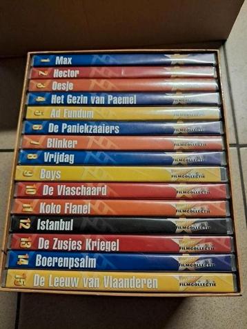 DVD Box Vlaamse filmcollectie 15 DVD's beschikbaar voor biedingen