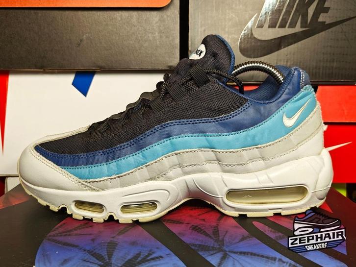 Nike Air Max 95 'Reverse Stash' EU42.5 2017, Kleding | Heren, Schoenen, Gedragen, Sneakers, Blauw, Ophalen of Verzenden