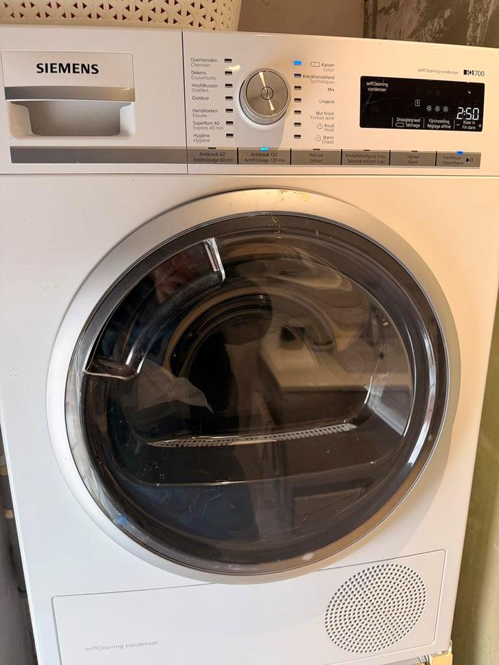 Sèche-linge Siemens IQ700– Pompe à chaleur – SelfCleaning, Elektronische apparatuur, Droogkasten, Zo goed als nieuw, Ophalen