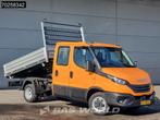 Iveco Daily 35C21 3 zijdige Kipper Dubbel Cabine 210PK 3.0L, Auto's, Stof, Euro 6, Iveco, 7 zetels
