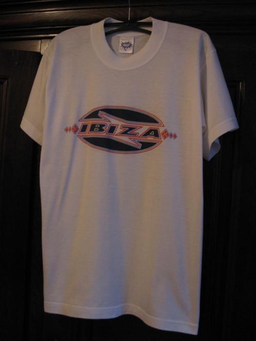 Witte T-shirt met print "Ibiza", maat M, Kleding | Heren, T-shirts, Nieuw, Maat 48/50 (M), Ophalen of Verzenden