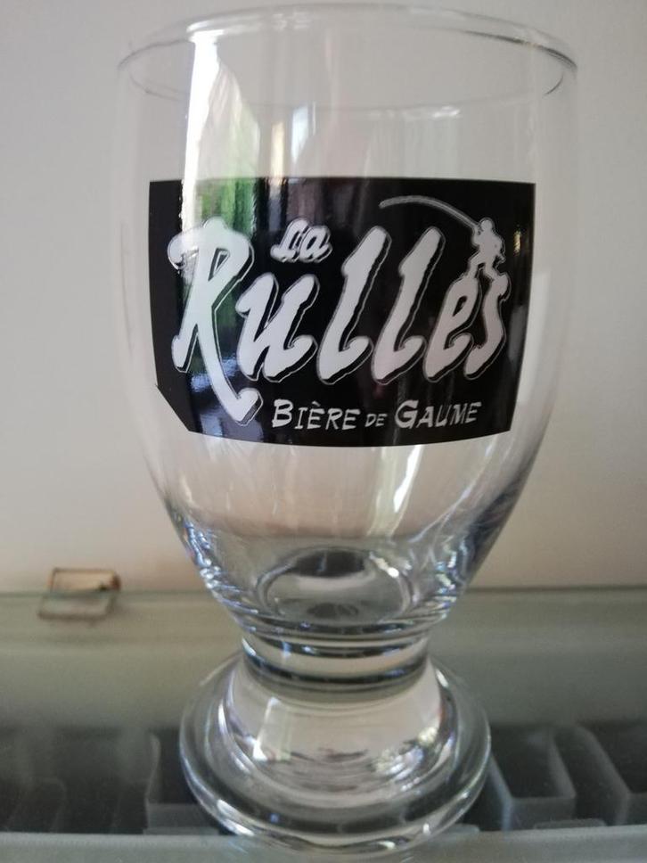 Verres à bière La Rulles Bière de Gaume, Collections, Verres & Petits Verres, Comme neuf, Enlèvement