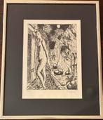 Litho Paul Delvaux, Antiek en Kunst, Ophalen