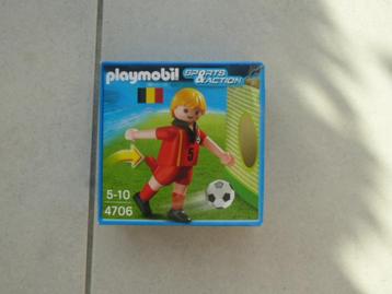 Belgische voetballer 4706 - Playmobil beschikbaar voor biedingen