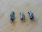 LEGO DIEREN - 3 X GRIJZE PAPEGAAI - KORTE BEK, Ophalen of Verzenden, Zo goed als nieuw, Losse stenen, Lego