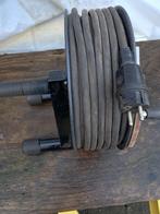 Draadhaspel (zwaar) 22 meter, Doe-het-zelf en Bouw, Ophalen, Zo goed als nieuw, Kabel of Snoer