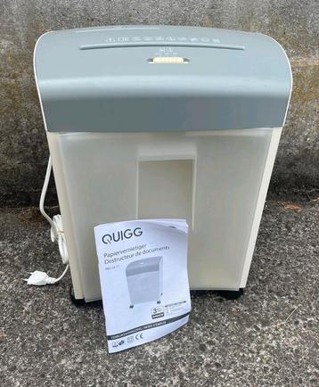 Vernietiger van documenten, kaarten, cd's... Quigg  beschikbaar voor biedingen