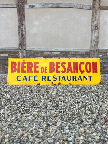 Vintage emaille reclamebord beschikbaar voor biedingen