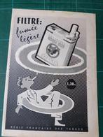 Gauloises cigarettes - publicité papier - 1960, Verzamelen, Ophalen of Verzenden, Gebruikt, Overige typen