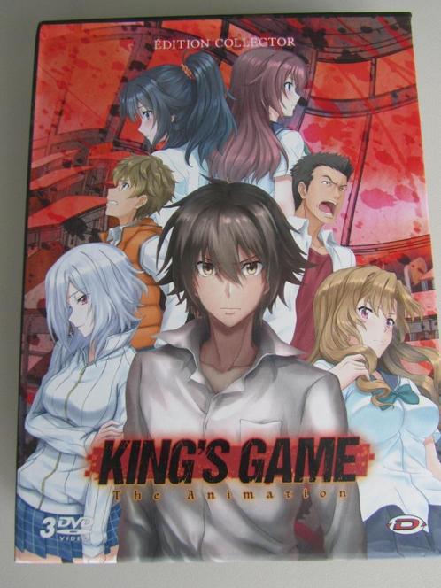 3DVDBOX KING'S GAME "THE ANIMATION", Cd's en Dvd's, Dvd's | Tekenfilms en Animatie, Zo goed als nieuw, Anime (Japans), Tekenfilm