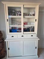Vitrine kast, Huis en Inrichting, Kasten | Buffetkasten, Ophalen, Gebruikt, 100 tot 150 cm, 50 tot 75 cm