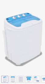 vidaXL Mini wasmachine met dubbele trommel 5.6 kg, Elektronische apparatuur, Wasmachines, Ophalen, Minder dan 1200 toeren, Minder dan 85 cm