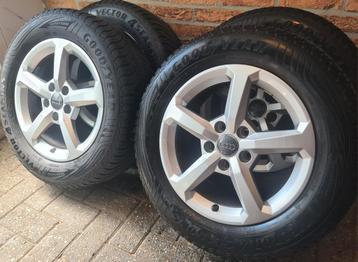 16 inch Audi Q2 Allseasonset 5x112 Goodyear 215-60R16 6mm  beschikbaar voor biedingen