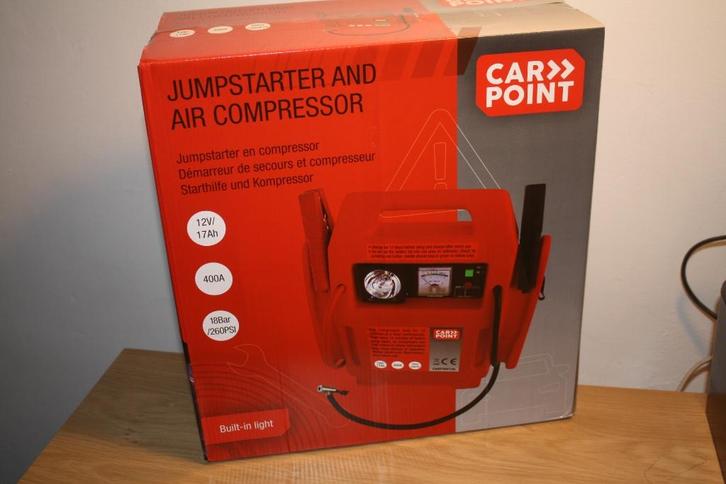 4 in 1 Jumpstarter Powerstation CARPOINT, Auto diversen, Jumpstarters, Nieuw, Ophalen of Verzenden