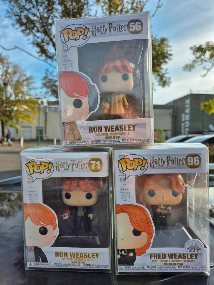 Harry Potter 3 figuren Ron Weasley nieuw, Verzamelen, Harry Potter, Nieuw, Ophalen of Verzenden