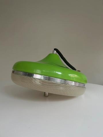 Vintage ufo hanglamp - groen beschikbaar voor biedingen