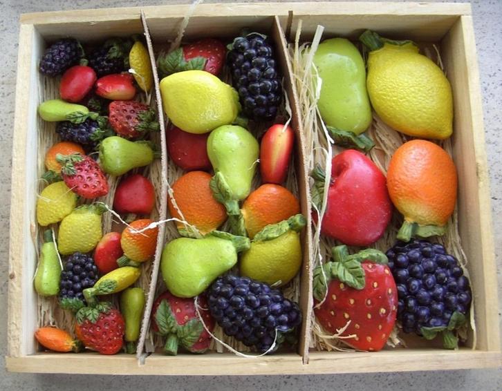 FRUIT DECO BAKJES MINI Nieuw, Hobby en Vrije tijd, Knutselen, Nieuw, Materiaal, Ophalen of Verzenden