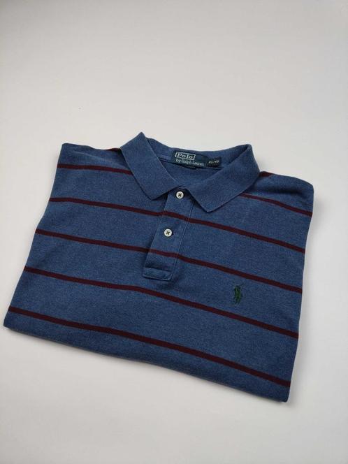 Ralph Lauren Homme XL Polo Bleu Manche Courte Rayure Rouge, Vêtements | Hommes, Polos, Porté, Taille 56/58 (XL), Bleu, Envoi