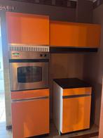 Cuisine vintage orange années 70 complète, Huis en Inrichting, Ophalen, Zo goed als nieuw, Overige kleuren