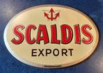 SCALDIS Export bierglazuur. 1955., Verzamelen, Overige merken, Reclamebord, Plaat of Schild, Gebruikt, Ophalen of Verzenden