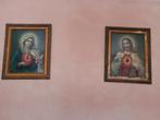 2 kaders met H.Hart en O.L.Vrouw, Enlèvement