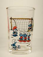 Te koop. Smurfen Peyo 2016 Voetbal glas, Ophalen of Verzenden