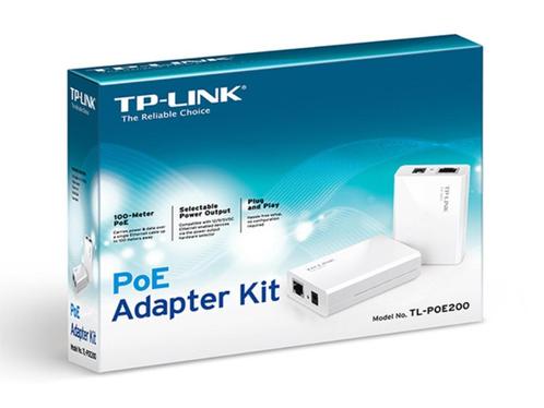 PoE Adapter Kit TL-POE200, Computers en Software, Pc- en Netwerkkabels, Nieuw, Ophalen of Verzenden