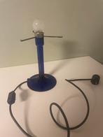 Murano blauw glas tafellamp, Ophalen, Zo goed als nieuw