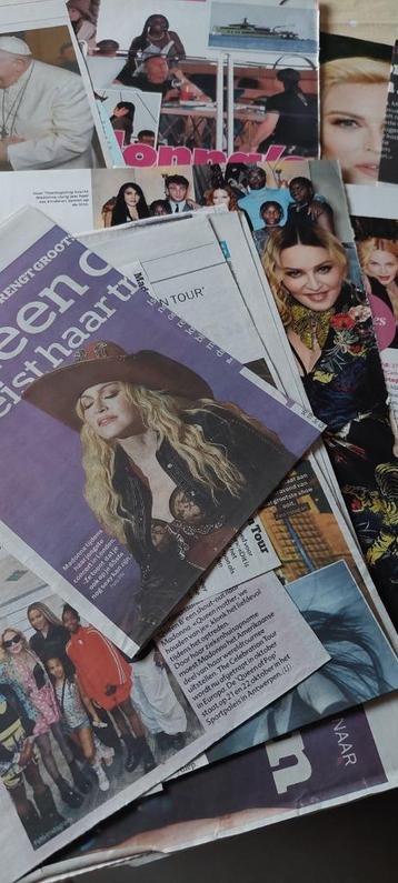 Knipsels Madonna uit tijdschriften en kranten beschikbaar voor biedingen