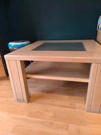 Table basse en bois massif 707040 teinte clair, Maison & Meubles, Moins de 50 cm, 50 à 100 cm, Carré, Enlèvement