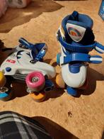 rolschaatsen K3 met stopper wit - regenboog m26-29, Kinderen en Baby's, Ophalen of Verzenden, Verstelbaar, Gebruikt, Kinderen
