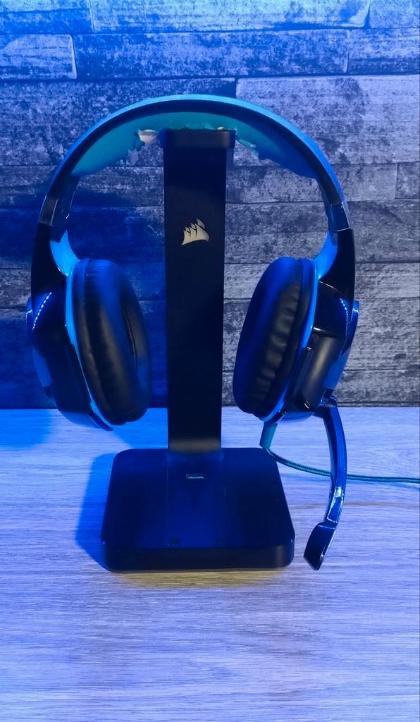 KOTION EACH G2000 Gaming Headset – Zwart/Blauw, Computers en Software, Headsets, Gebruikt, Over-ear, Bedraad, Gaming headset, Ophalen